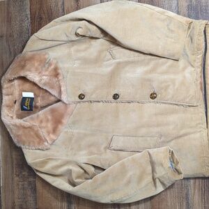 Vintage Tan Shearling Jacket
